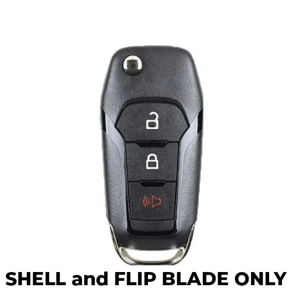 2014-2017 Ford F-Series / Flip Key SHELL 3 Buttons for N5F-A08TAA / AFTERMARKET 2014-2017 Ford F-Series / Flip Key SHELL 3 Buttons for N5F-A08TAA / AFTERMARKET